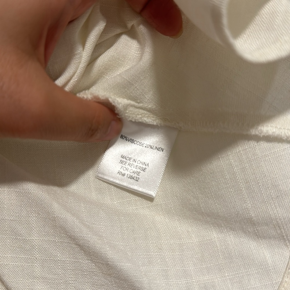 Modcloth Linen Top - Picture 4 of 5